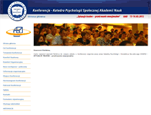 Tablet Screenshot of konferencje.psychologia.swspiz.pl