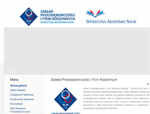 Tablet Screenshot of firmyrodzinne.swspiz.pl